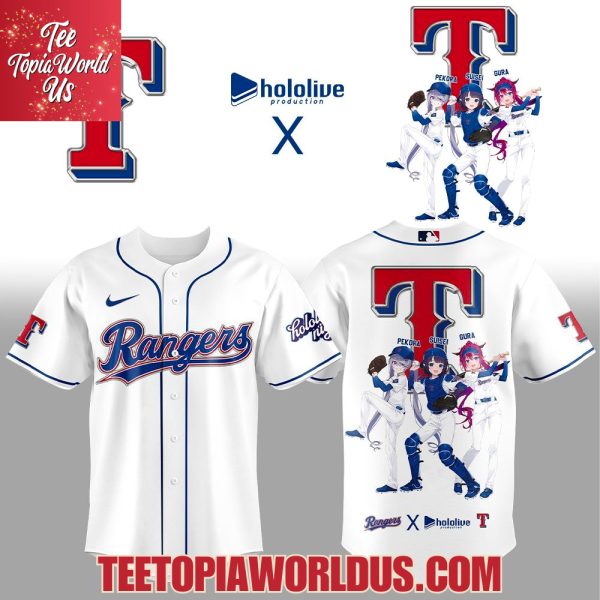 Texas Rangers Hololive Night Collaboration Jersey