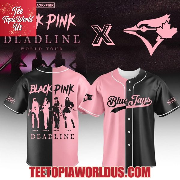 Toronto Blue Jays x Blackpink Deadline World Tour 2025 Basseball Jersey