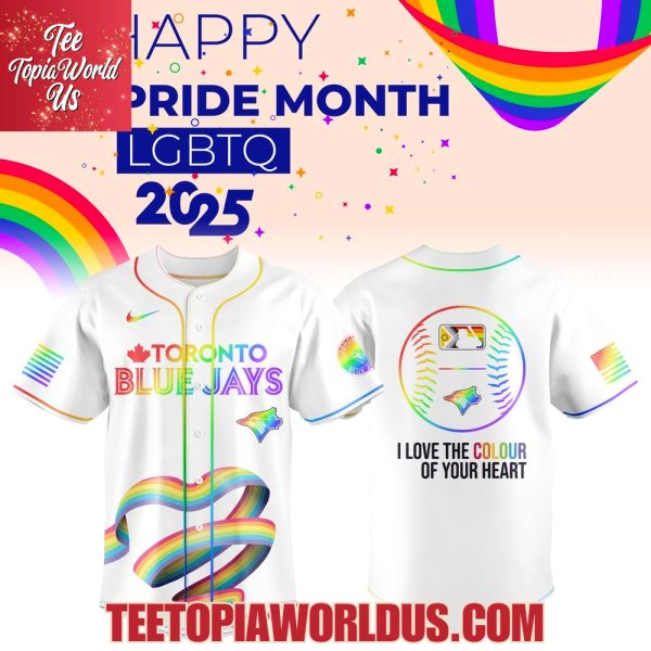 Toronto Blue Jays x Pride Month 2025 Baseball Jersey