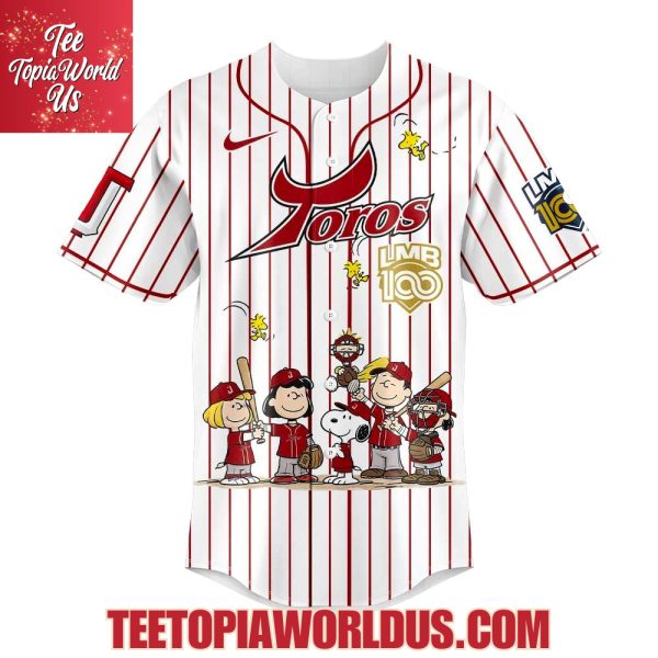 Toros de Tijuana x 100 Años De Historia Peanuts Jersey