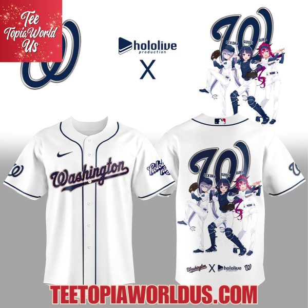 Washington Nationals Hololive Night Collaboration Jersey
