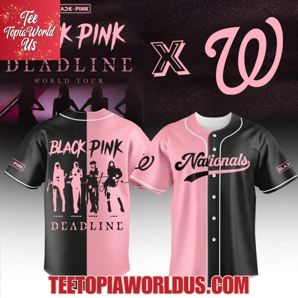 Washington Nationals x Blackpink Deadline World Tour 2025 Basseball Jersey