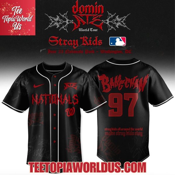 Washington Nationals x Stray Kids DominATE World Tour 2025 Baseball Jersey