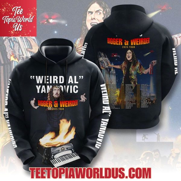 Weird Al Yankovic Bigger & Weirder 2025 Tour T-Shirt, Hoodie