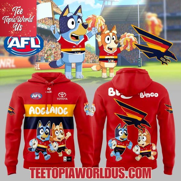 Adelaide Crows Bluey and Bingo Hoodie