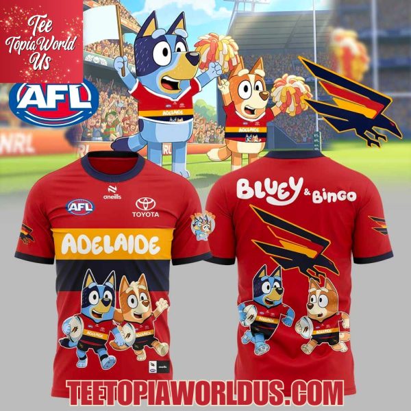 Adelaide Crows Bluey and Bingo Hoodie