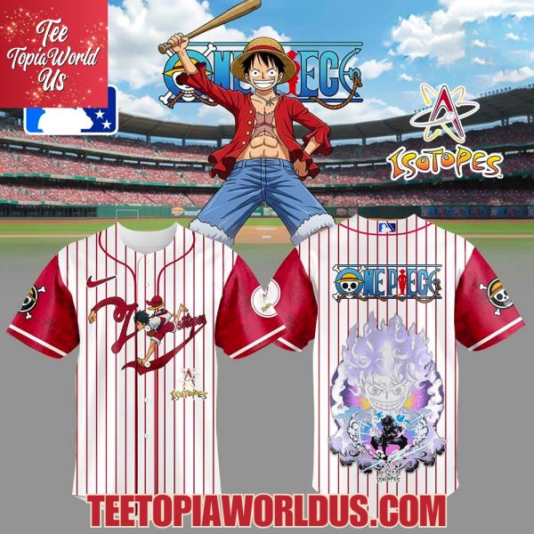 Albuquerque Isotopes Straw Hat Luffy Gear 5 Jersey