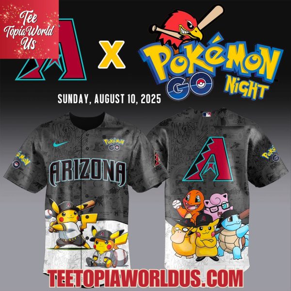 Arizona Diamondbacks x Pokémon GO Jersey