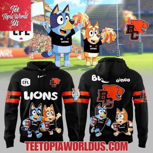 BC Lions Bluey and Bingo Hoodie