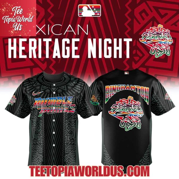 Binghamton Rumble Ponies Mexican Heritage Night Jersey