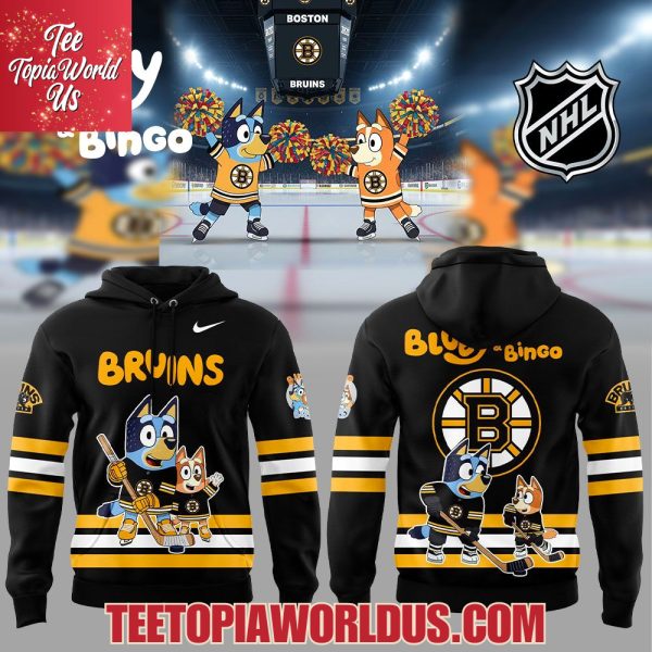 Boston Bruins Bluey and Bingo Hoodie