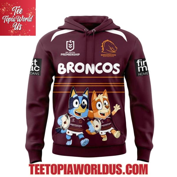 Brisbane Broncos x Bluey and Bingo Hoodie
