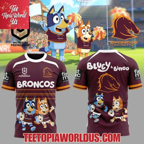 Brisbane Broncos x Bluey and Bingo Hoodie