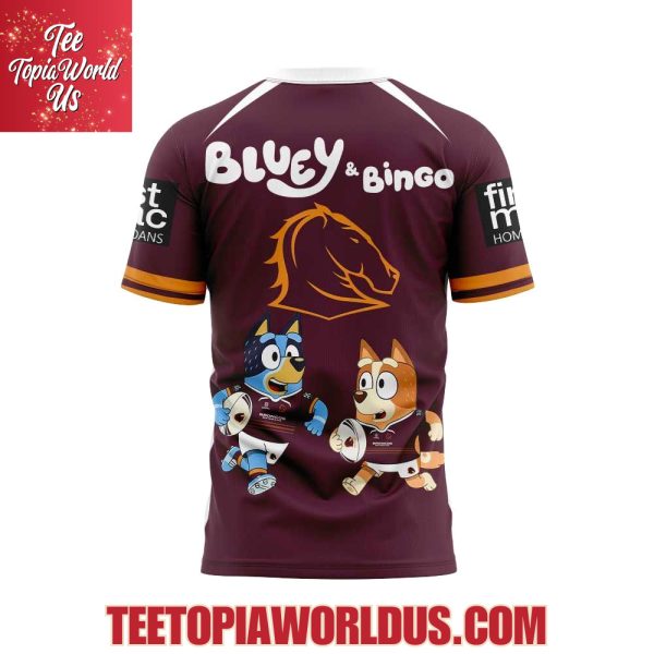 Brisbane Broncos x Bluey and Bingo Hoodie