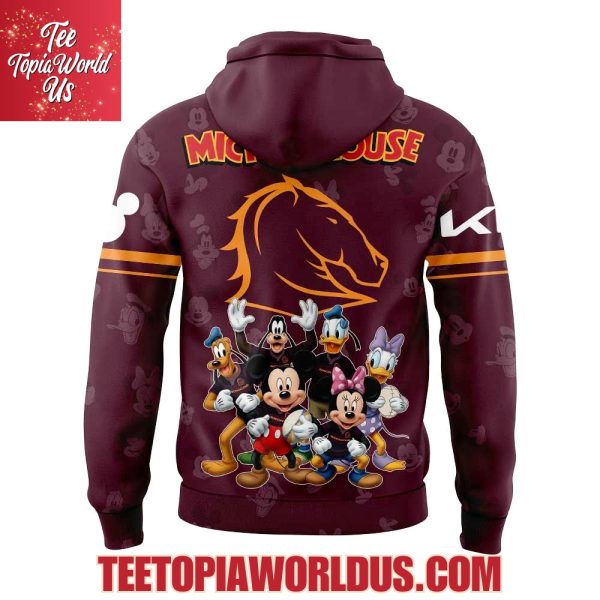 Brisbane Broncos x Mickey Mouse Hoodie