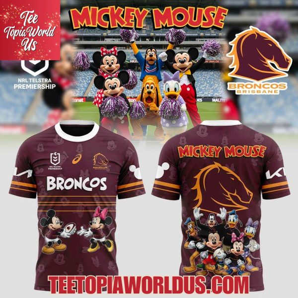 Brisbane Broncos x Mickey Mouse Hoodie