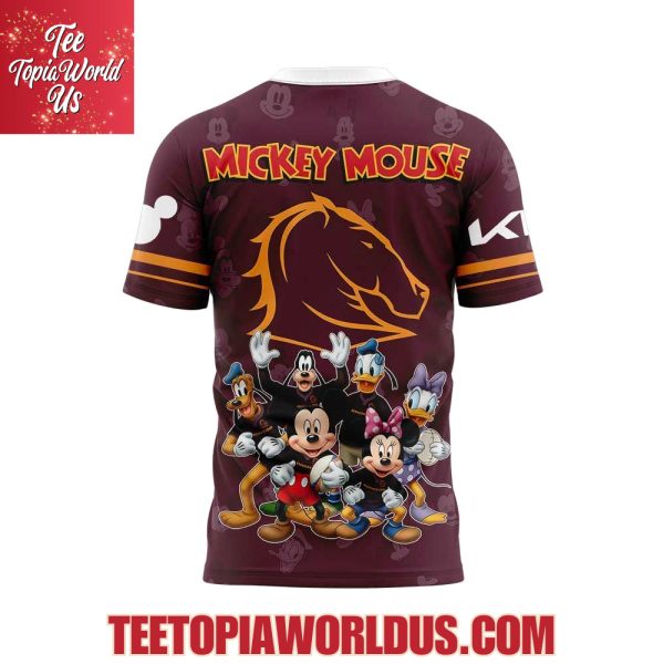 Brisbane Broncos x Mickey Mouse Hoodie