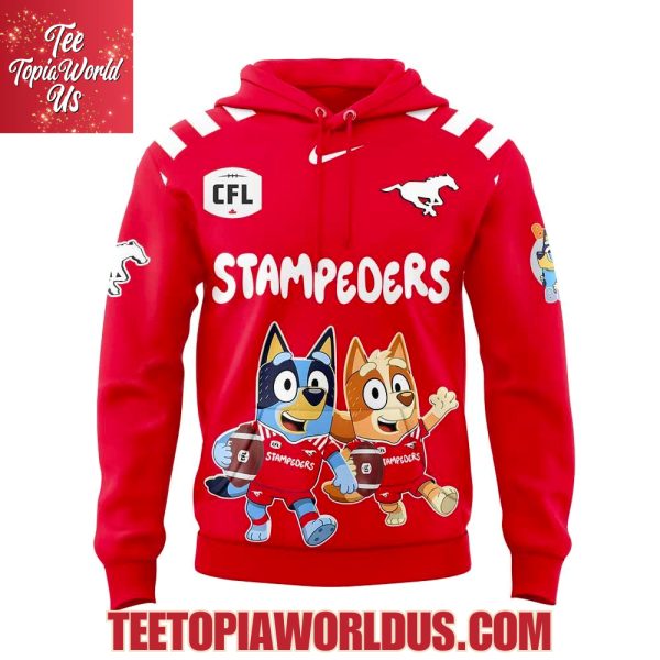 Calgary Stampeders Bluey and Bingo Hoodie