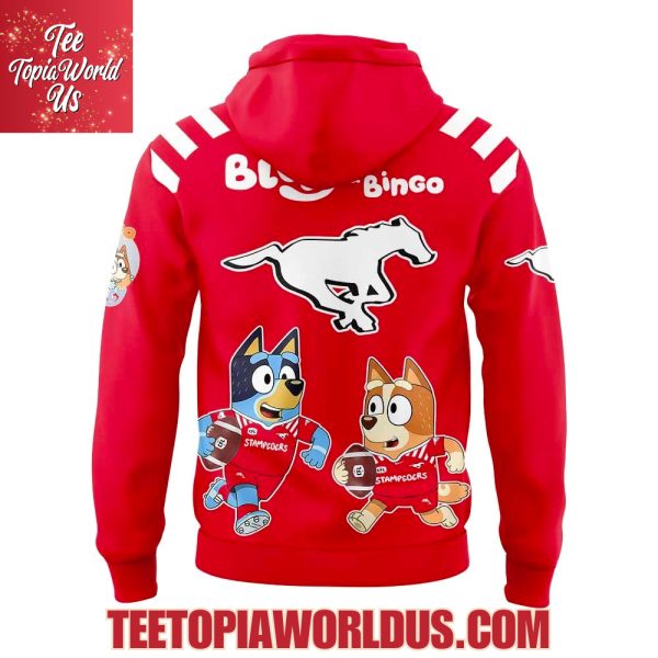 Calgary Stampeders Bluey and Bingo Hoodie
