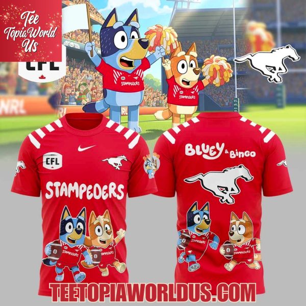 Calgary Stampeders Bluey and Bingo Hoodie