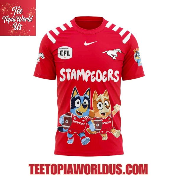 Calgary Stampeders Bluey and Bingo Hoodie