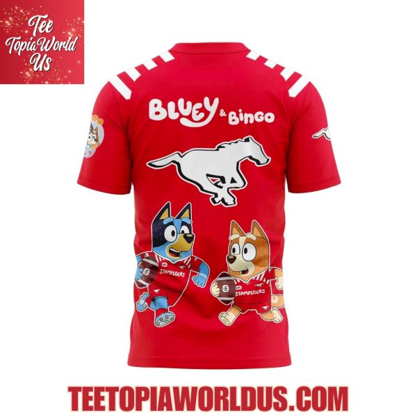 Calgary Stampeders Bluey and Bingo Hoodie