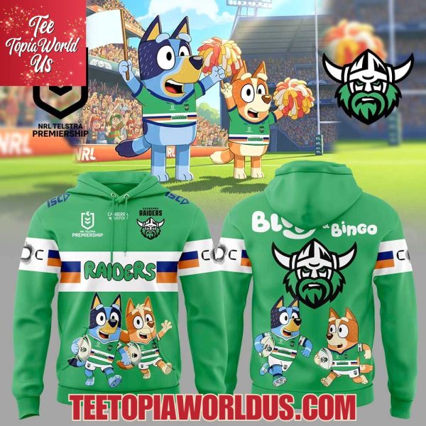 Canberra Raiders x Bluey and Bingo Hoodie