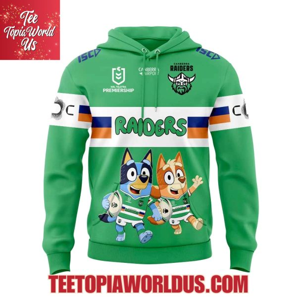 Canberra Raiders x Bluey and Bingo Hoodie