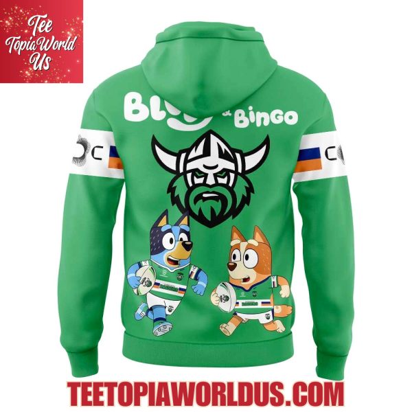 Canberra Raiders x Bluey and Bingo Hoodie