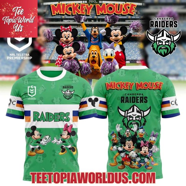 Canberra Raiders x Mickey Mouse T-Shirt, Hoodie