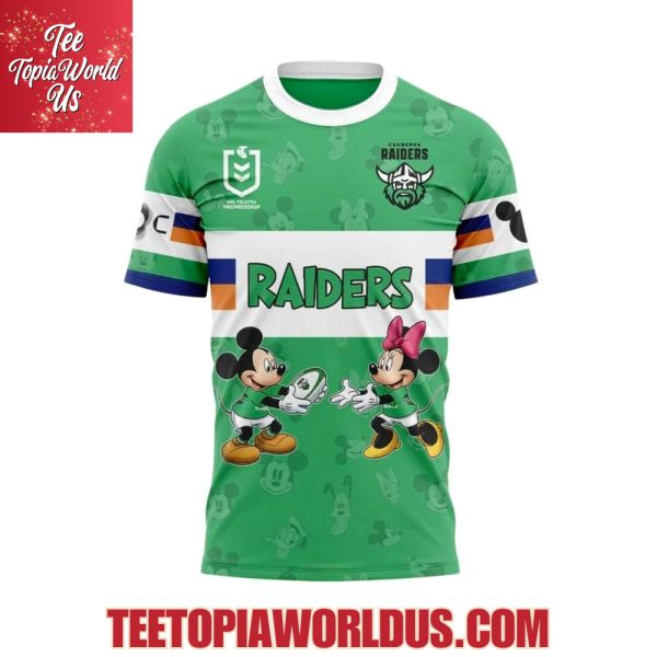 Canberra Raiders x Mickey Mouse T-Shirt, Hoodie