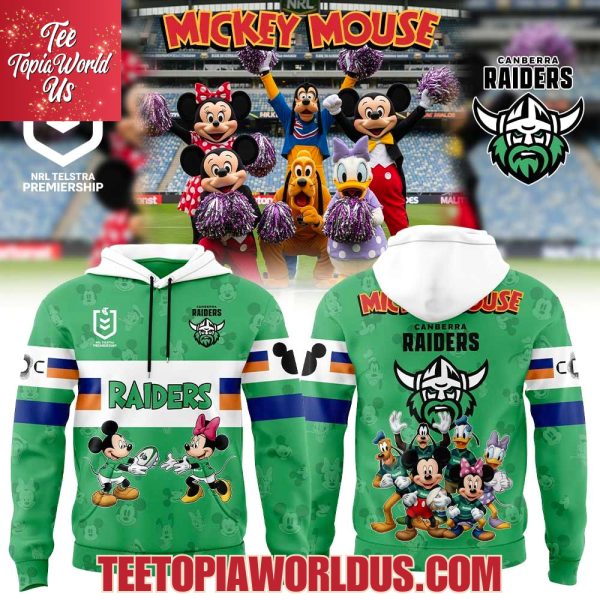 Canberra Raiders x Mickey Mouse T-Shirt, Hoodie