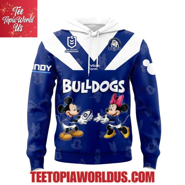 Canterbury-Bankstown Bulldogs x Mickey Mouse Hoodie