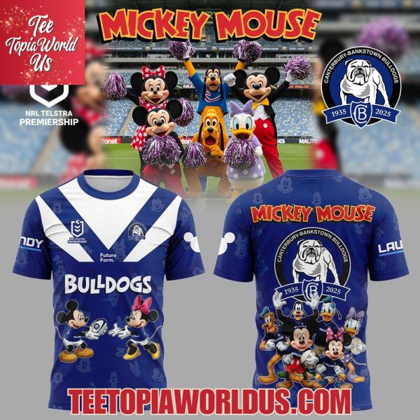 Canterbury-Bankstown Bulldogs x Mickey Mouse Hoodie