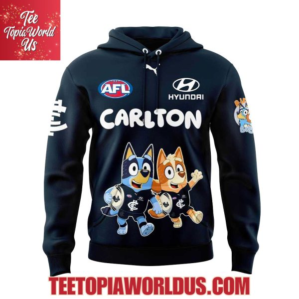 Carlton Blues x Bluey and Bingo Hoodie