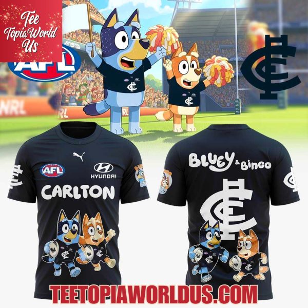 Carlton Blues x Bluey and Bingo Hoodie