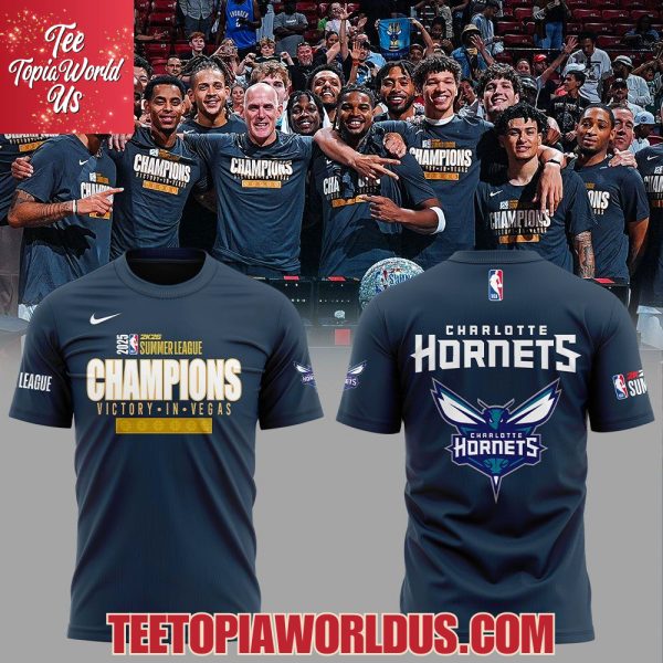 Charlotte Hornets 2025 Summer League Champions T-Shirt, Hoodie
