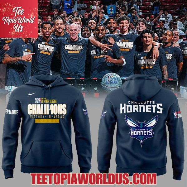 Charlotte Hornets 2025 Summer League Champions T-Shirt, Hoodie