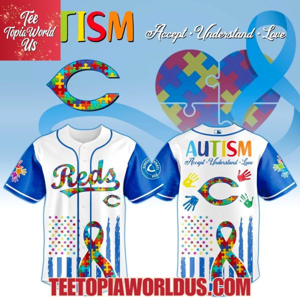 Cincinnati Reds × Special Autism Awareness Month Limited Edition Jersey