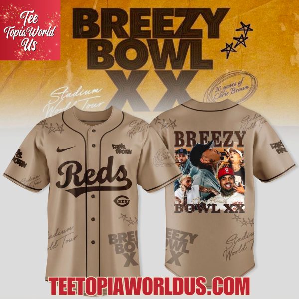 Cincinnati Reds x Breezy Bowl XX World Tour Jersey