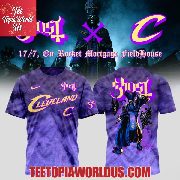 Cleveland Cavaliers x Ghost Band World Tour 2025 T-Shirt