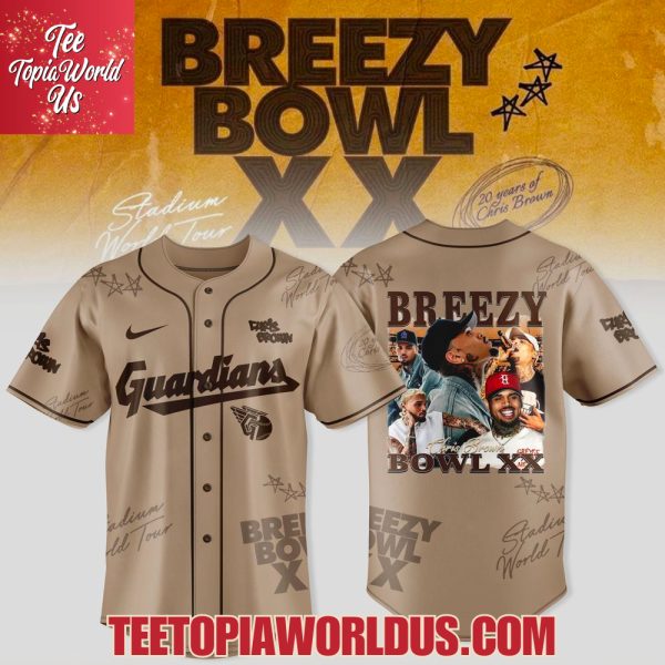 Cleveland Guardians x Breezy Bowl XX World Tour Jersey