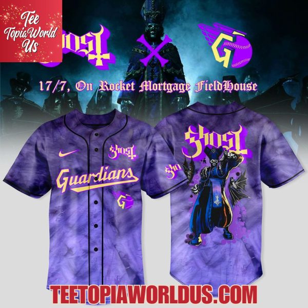 Cleveland Guardians x Ghost Band World Tour 2025 Jersey
