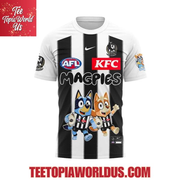 Collingwood Magpies x Bluey and Bingo Hoodie