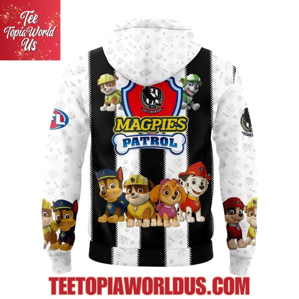 Collingwood Magpies x Paw Patrol Hoodie