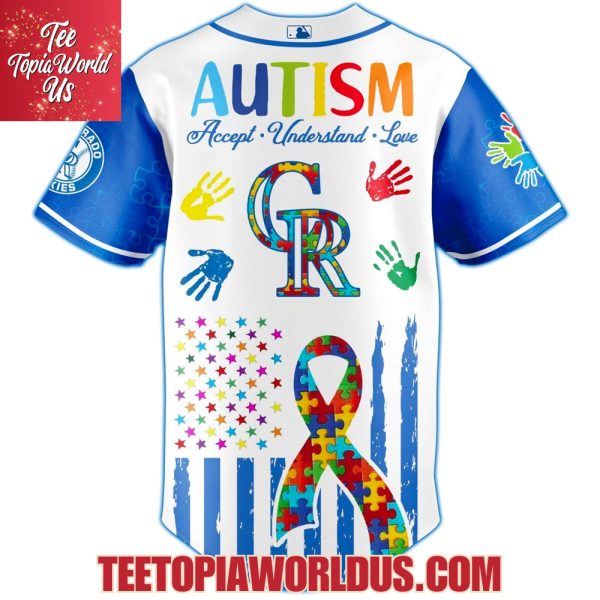 Colorado Rockies × Special Autism Awareness Month Limited Edition Jersey