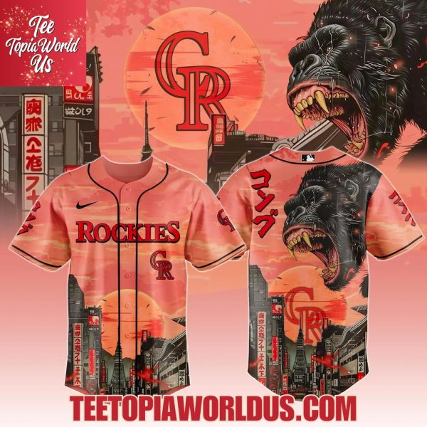 Colorado Rockies x Japanese Heritage Kong Jersey