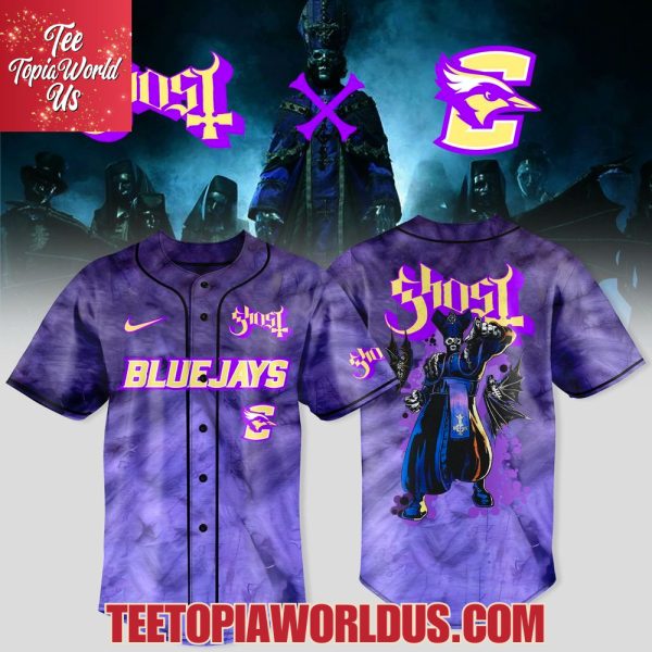 Creighton Bluejays x Ghost Band World Tour Merch 2025 Baseball Jersey