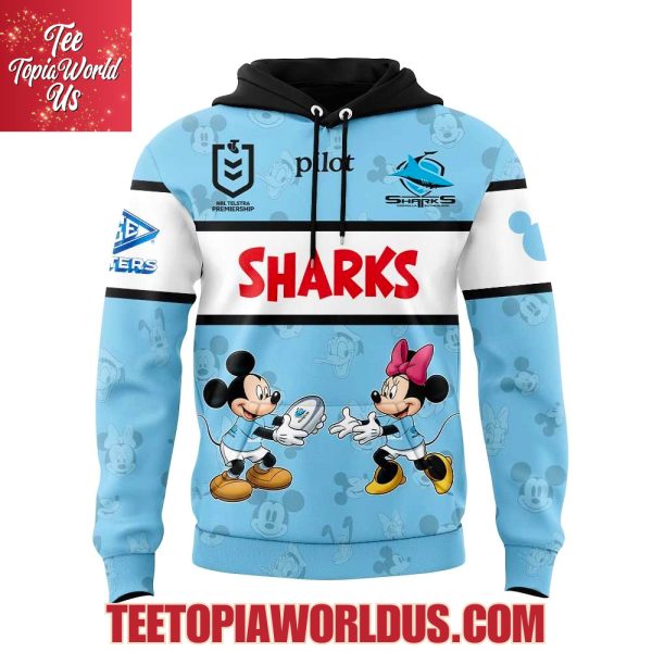 Cronulla Sharks x Mickey Mouse Hoodie