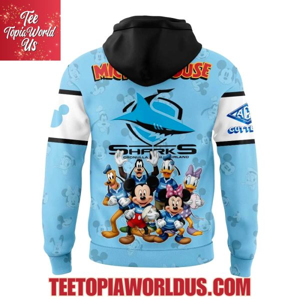 Cronulla Sharks x Mickey Mouse Hoodie